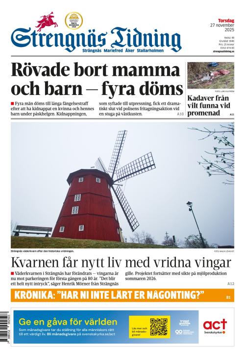 Strengnäs Tidning 27.11.2025