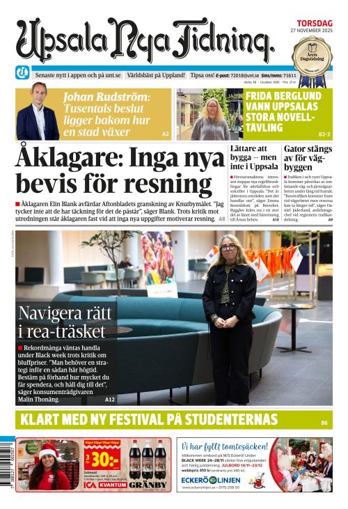 Upsala Nya Tidning 27.11.2025