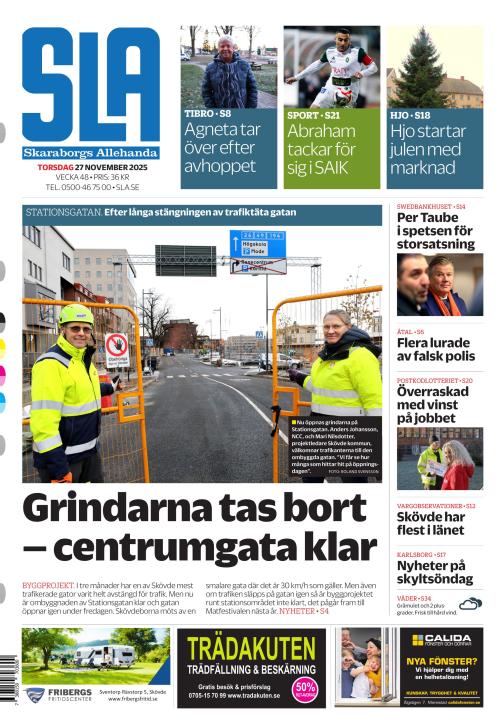 Skaraborgs Allehanda 27.11.2025