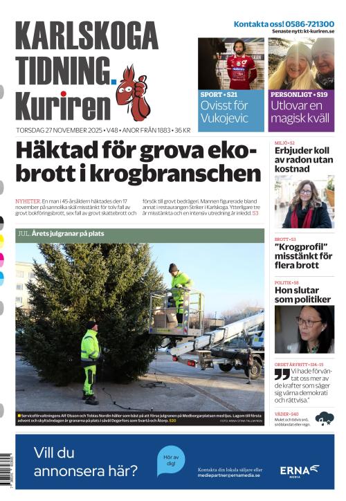 Karlskoga Tidning-Kuriren 27.11.2025