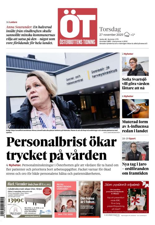Österbottens Tidning 27.11.2025