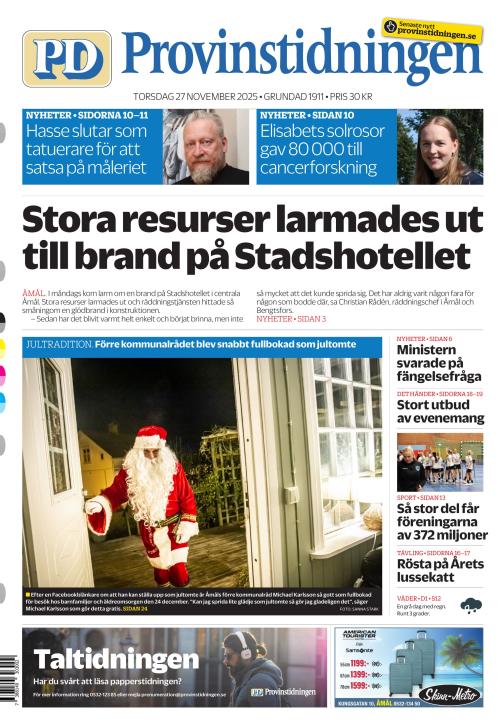 Provinstidningen Dalsland 27.11.2025