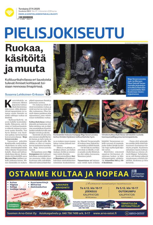 Pielisjokiseutu 27.11.2025