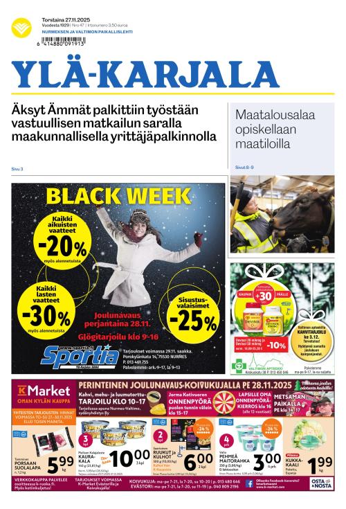 Ylä-Karjala 27.11.2025
