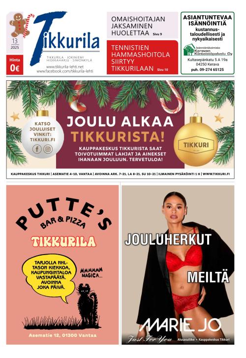 Tikkurila-lehti 27.11.2025