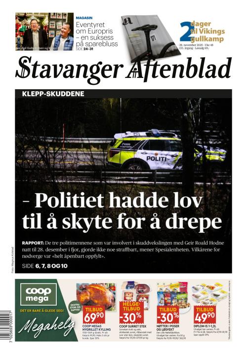 Stavanger Aftenblad (NO) 28.11.2025
