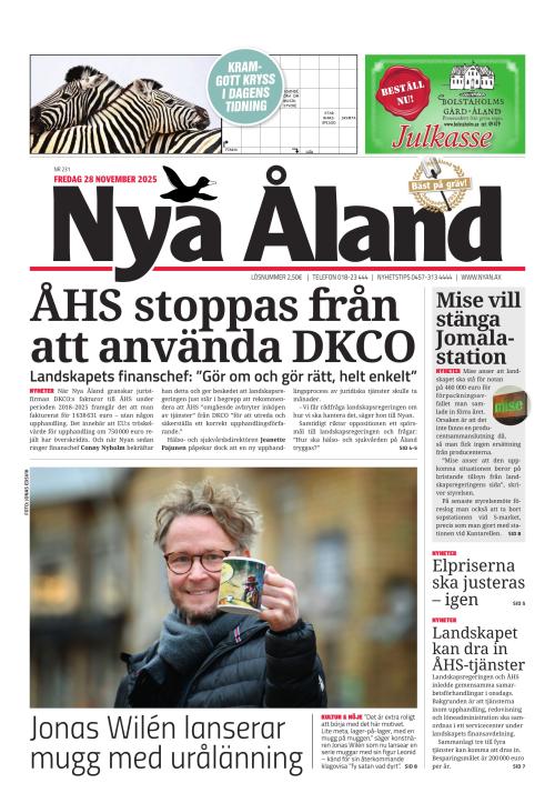 Nya Åland 28.11.2025