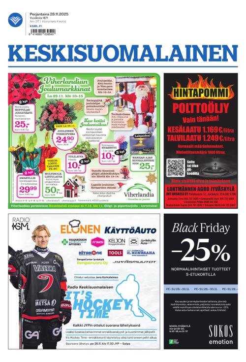 Keskisuomalainen 28.11.2025