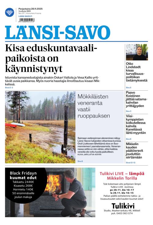 Länsi-Savo 28.11.2025
