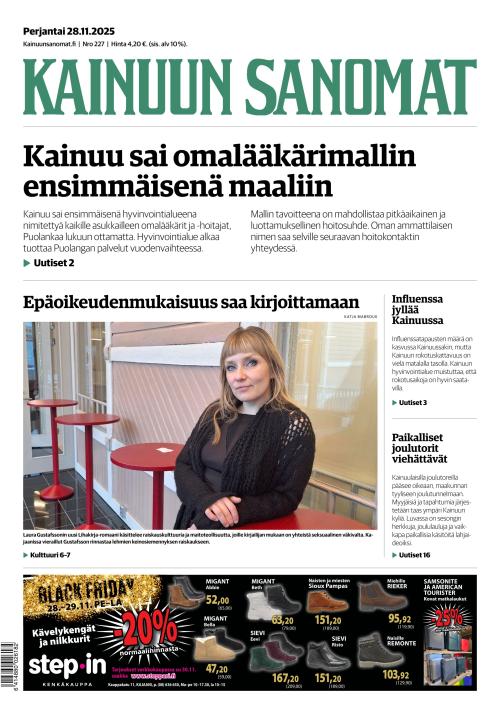 Kainuun Sanomat 28.11.2025