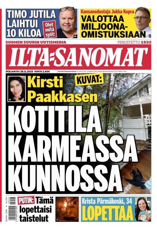 Ilta-Sanomat 28.11.2025