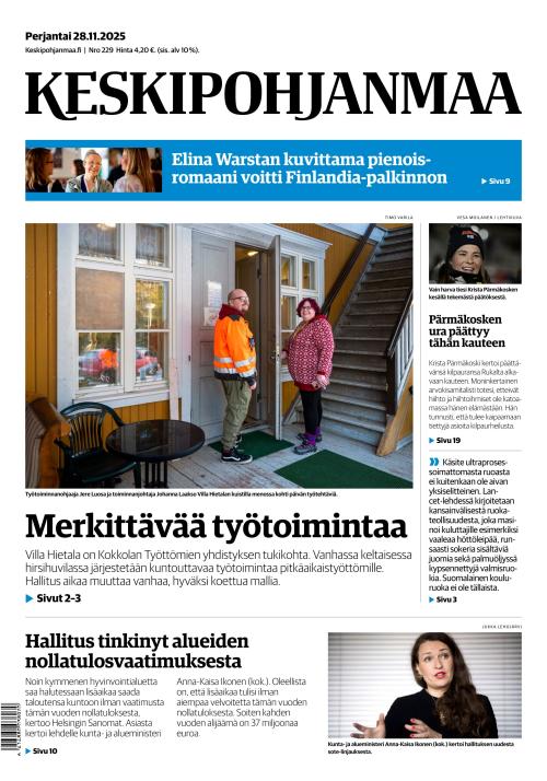 Keskipohjanmaa 28.11.2025