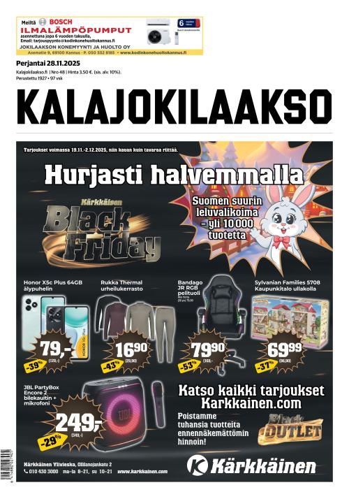 Kalajokilaakso ja Kalajaska 28.11.2025