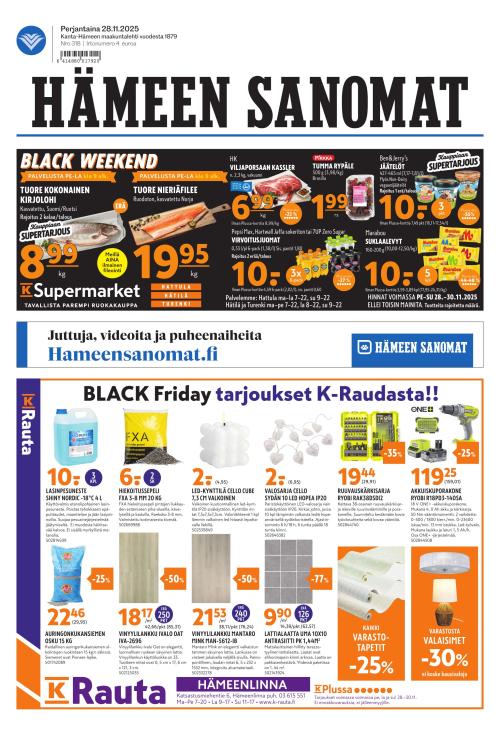 Hämeen Sanomat 28.11.2025