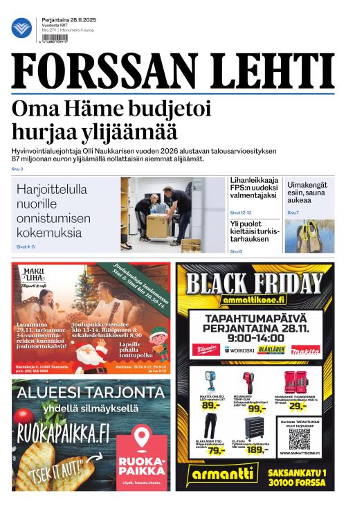 Forssan Lehti 28.11.2025