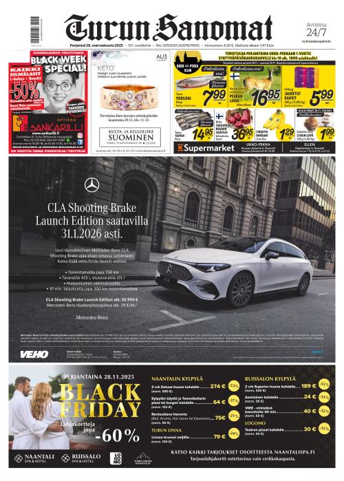 Turun Sanomat 28.11.2025