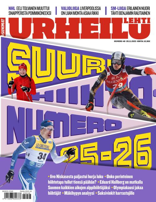 Urheilulehti 28.11.2025