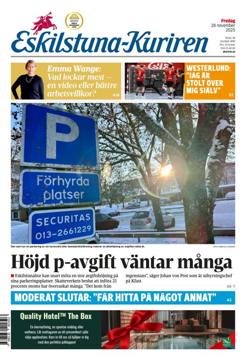 Eskilstuna-Kuriren 28.11.2025