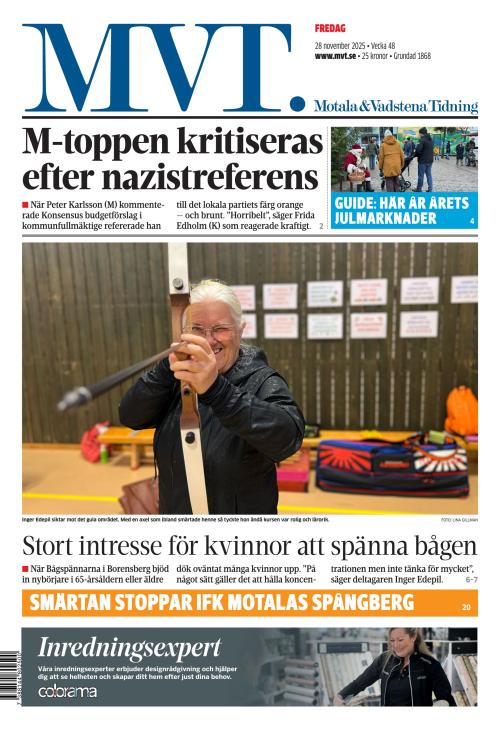 Motala Vadstena Tidning 28.11.2025