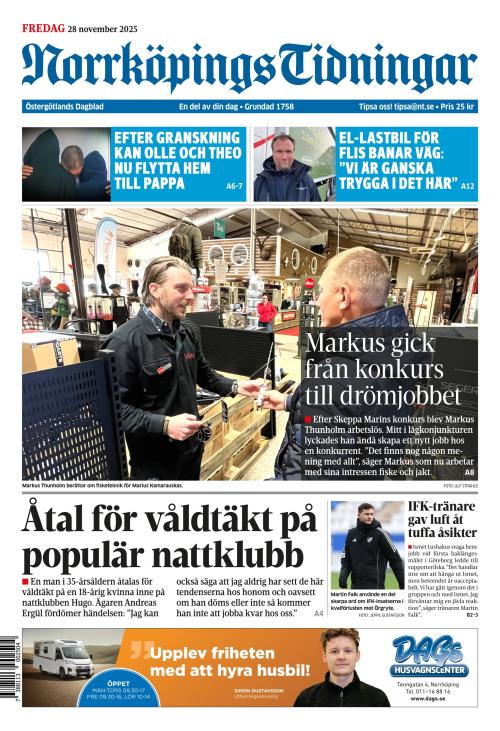 Norrköpings Tidningar 28.11.2025