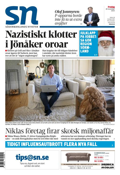 Södermanlands Nyheter 28.11.2025