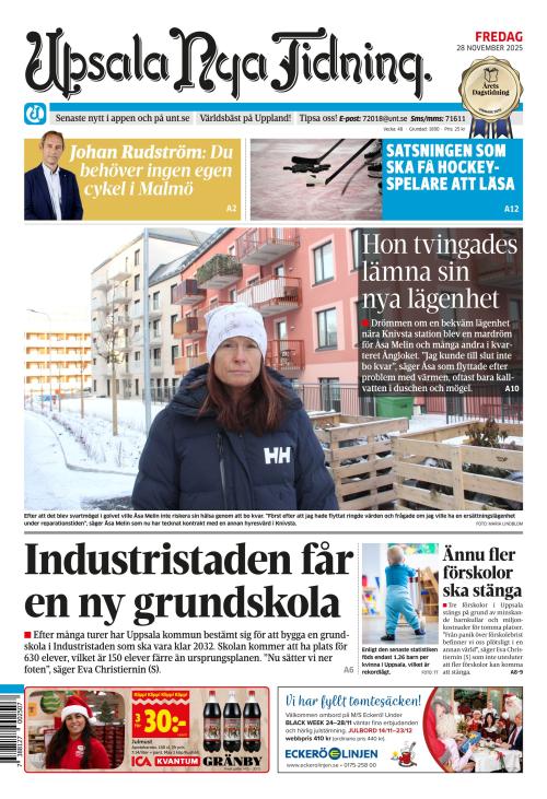 Upsala Nya Tidning 28.11.2025