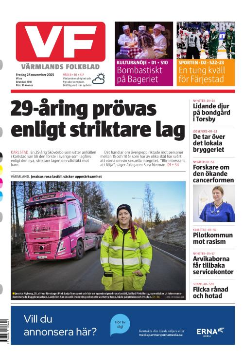 Värmlands Folkblad 28.11.2025