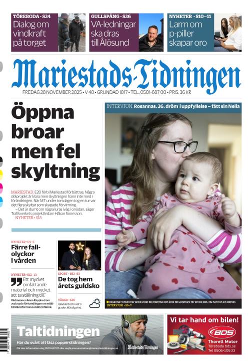 Mariestads-Tidningen 28.11.2025