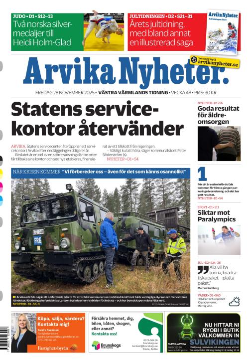 Arvika Nyheter 28.11.2025