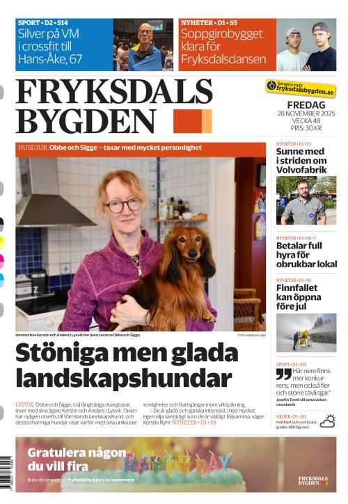 Fryksdals-Bygden 28.11.2025