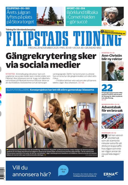 Filipstads Tidning 28.11.2025