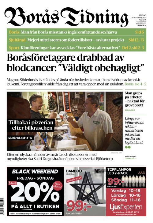Borås Tidning 28.11.2025
