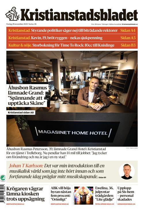 Kristianstadsbladet 28.11.2025