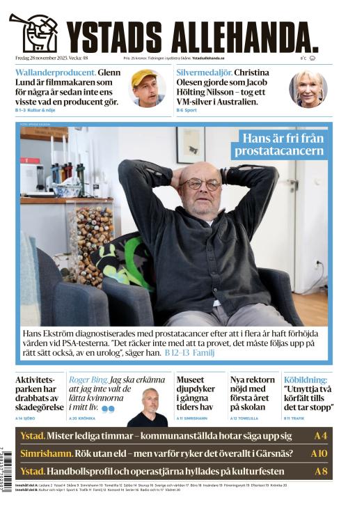 Ystads Allehanda 28.11.2025