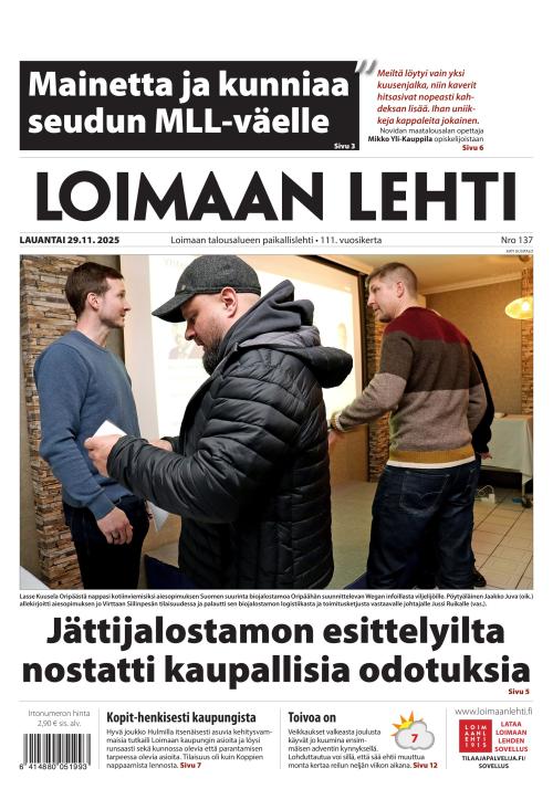 Loimaan Lehti 29.11.2025