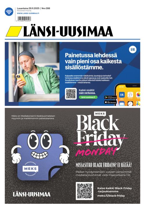 Länsi-Uusimaa 29.11.2025