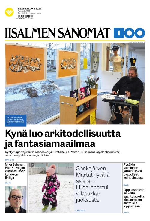 Iisalmen Sanomat 29.11.2025