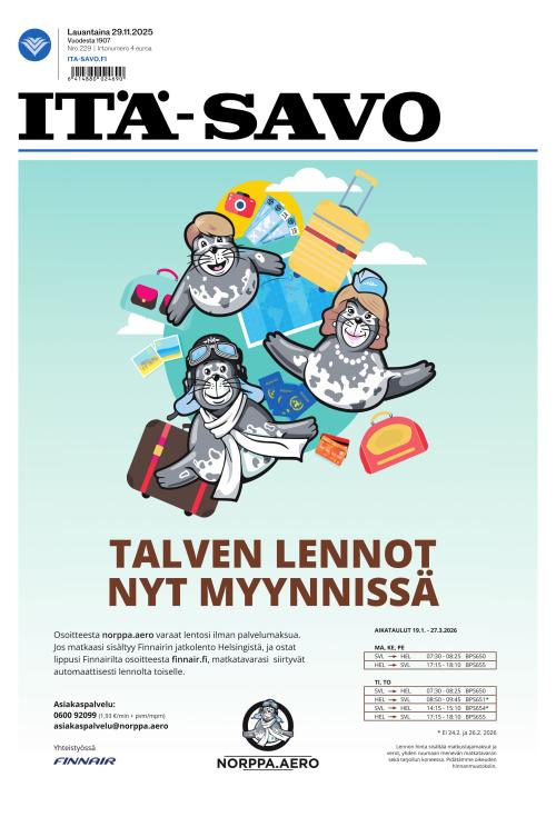 Itä-Savo 29.11.2025