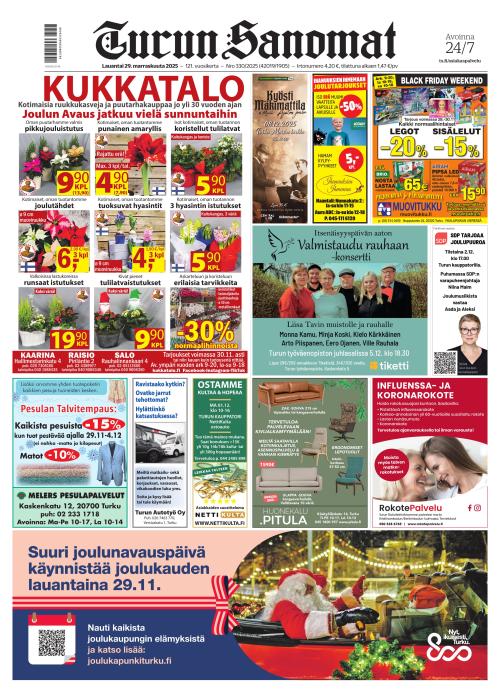 Turun Sanomat 29.11.2025