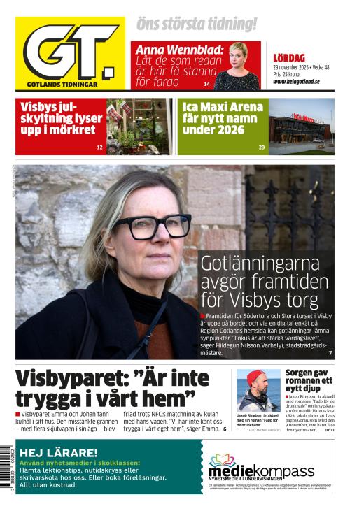 Gotlands Tidningar 29.11.2025