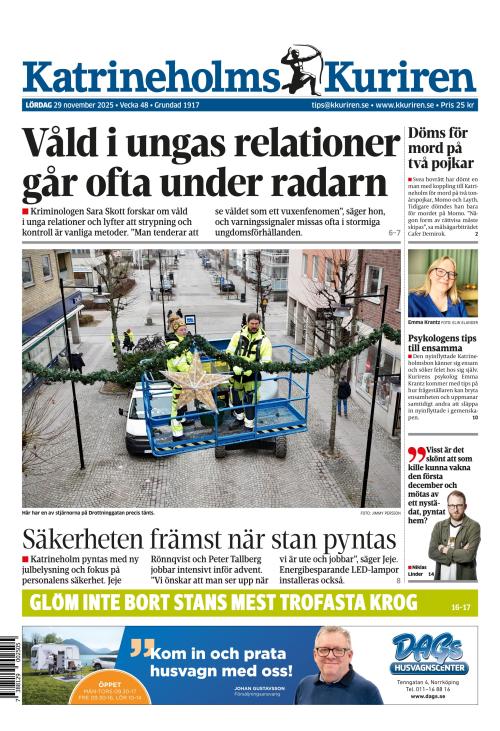 Katrineholms-Kuriren 29.11.2025