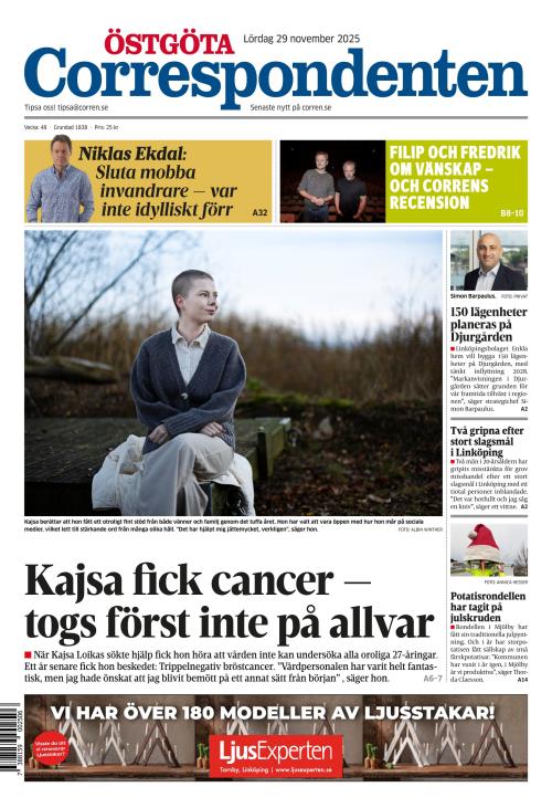 Östgöta Correspondenten 29.11.2025