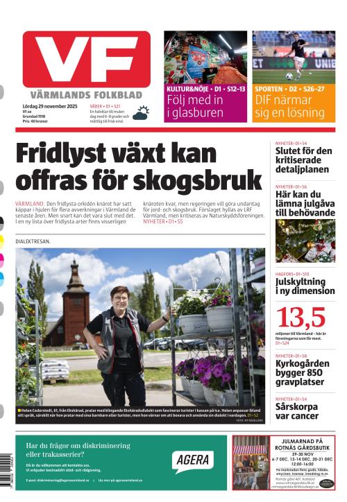 Värmlands Folkblad 29.11.2025
