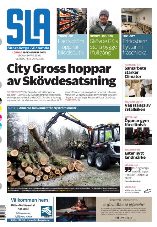 Skaraborgs Allehanda 29.11.2025