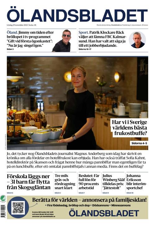 Ölandsbladet 29.11.2025