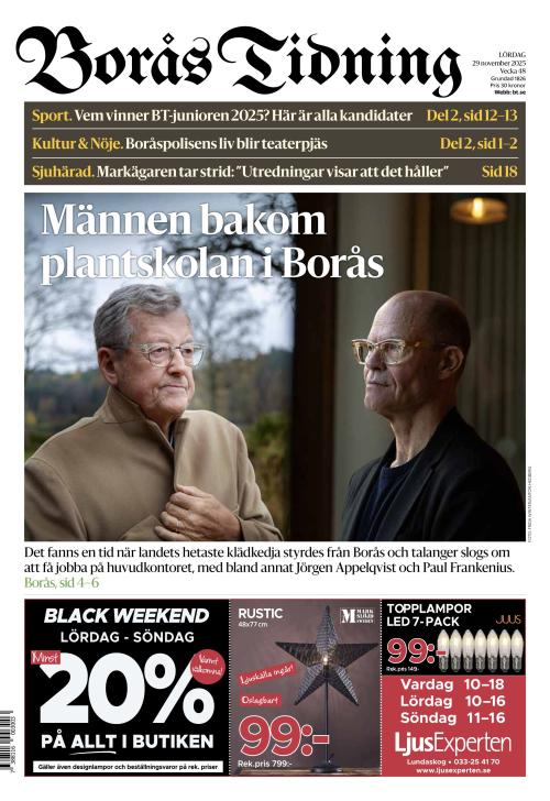 Borås Tidning 29.11.2025