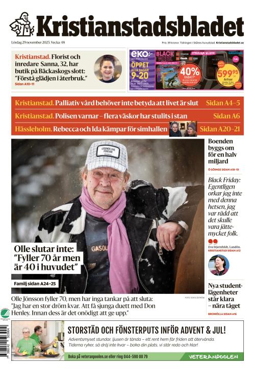 Kristianstadsbladet 29.11.2025