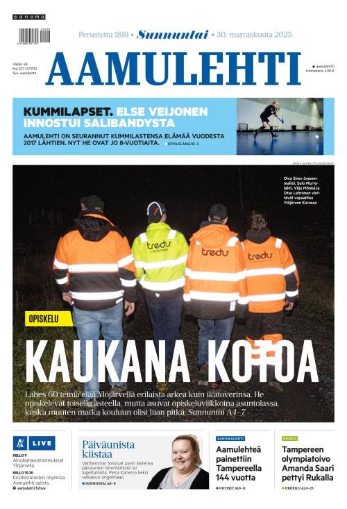 Aamulehti 30.11.2025