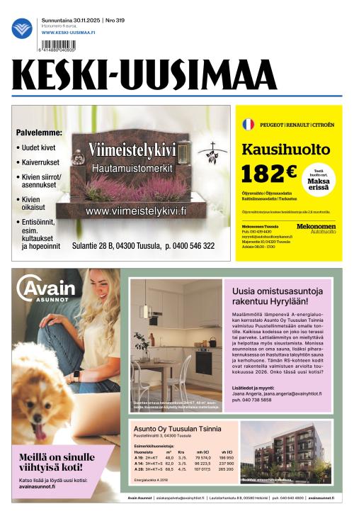 Keski-Uusimaa 30.11.2025