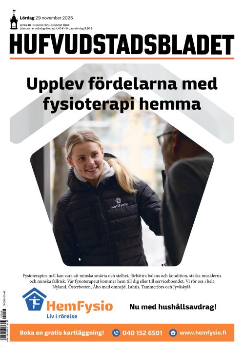 Hufvudstadsbladet 29.11.2025